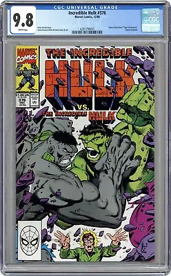 Buy Incredible Hulk #376D CGC 9.8 1990 4291799005 • 69.89£