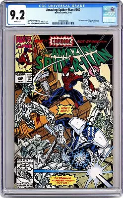 Buy Amazing Spider-Man #360 CGC 9.2 1992 3990761006 • 42.71£