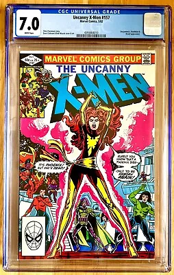 Buy Uncanny X-Men #157 May 182. CGC 7.0 UK Variant   Phoenix  Reborn, Marvel Comic • 36£