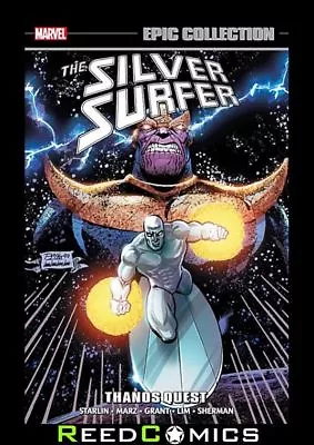 Buy SILVER SURFER EPIC COLLECTION THANOS QUEST GRAPHIC NOVEL (480 Pages) Paperback • 29.99£
