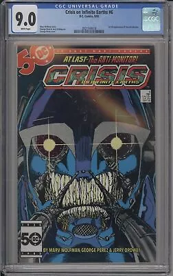 Buy Crisis On Infinite Earths #6 - Cgc 9.0 - 1st App Of The Anti-monitor • 51.25£