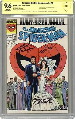 Buy Amazing Spider-Man Annual #21A Direct CBCS 9.6 SS 1987 • 155.32£