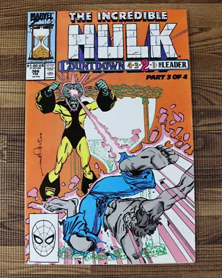 Buy 1990 Marvel Comics The Incredible HULK #366 Countdown 2 The Leader VF/VF+ • 4.73£