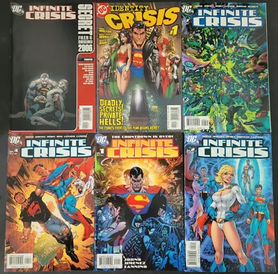 Buy Infinite Crisis/crisis On Infinity Earths Set Of 8 Issues George Perez! Jim Lee! • 11.64£