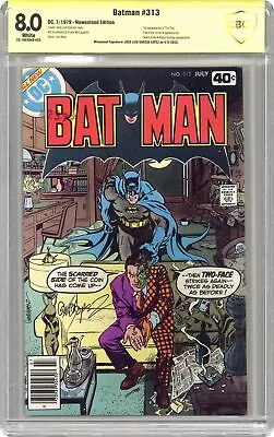 Buy Batman #313 CBCS 8.0 Newsstand SS Jose Luis Garcia-Lopez 1979 22-1653D6D-025 • 89.31£