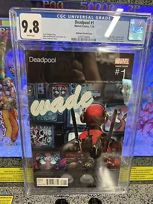 Buy 2016 Marvel Deadpool #1 Kaare Andrews Hip Hop Variant Wale Homage CGC 9.8 NM/MT • 100.18£