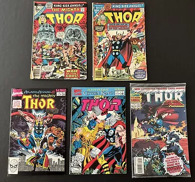 Buy The Mighty Thor - 5 Book Annuals Lot (5, 6, 14, 17, 18) • 7.76£