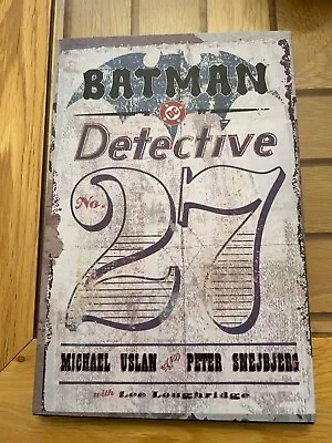 Buy DC Comics Batman Detective No 27 Michael Uslan Peter Snejbjerg Hardcover • 35£
