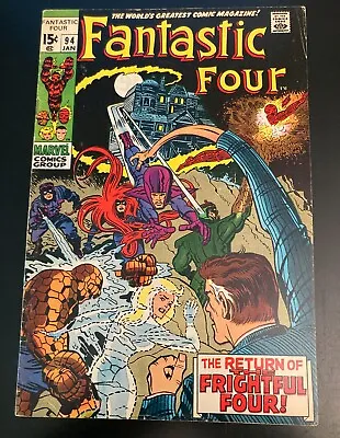 Buy FANTASTIC FOUR #94 (1970) *Key 1st Agatha Harkness!* (FN+/FN++) • 84.07£