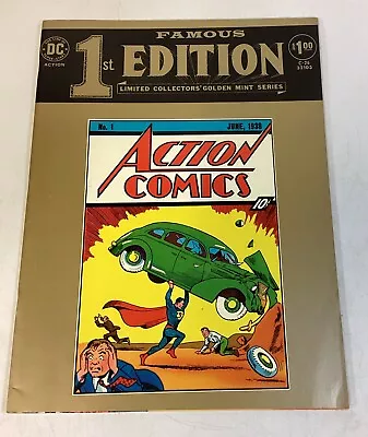 Buy Famous 1st Edition Action Comics #1 Superman Dc Comics 1974 C-26 Treasury Vf/nm • 38.42£