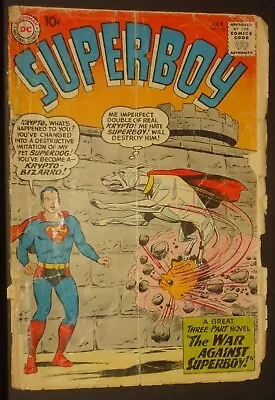 Buy Superboy #82 July 1960 Poor Missing Pages & Back Cover  • 77.79£