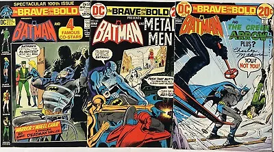 Buy Bronze Age Brave & The Bold Lot #100 103 106 VG-FN+ • 15.52£