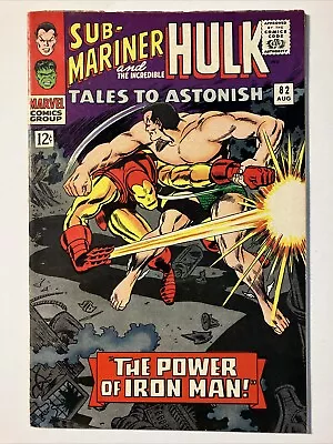 Buy Tales To Astonish #82 FN/VF 7.0 Iron Man Vs Sub Mariner Marvel Comics 1966 • 34.94£