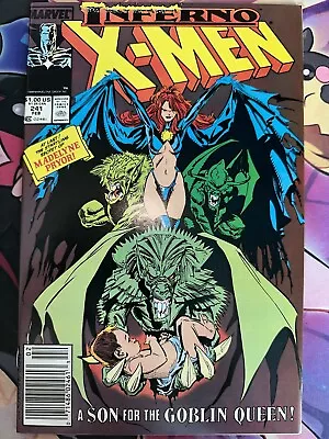 Buy Uncanny X-Men #241 NM Newsstand 1989 Origin Of Madelyn Pryor NM • 11.65£