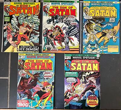 Buy Marvel Spotlight Lot (5 Comics) Son Of Satan #14, #17, #18, #23, #24 • 15.53£