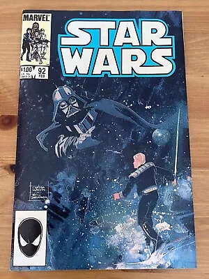 Buy Star Wars #92 Darth Vader Cover 1985 Marvel Comics • 10.08£