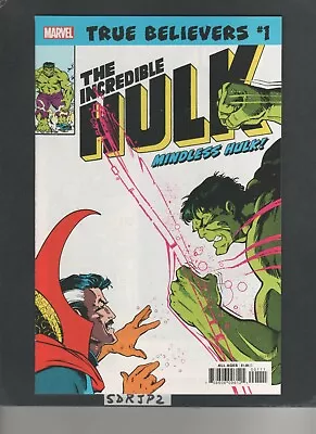 Buy True Believers Incredible Hulk #299 Nm Unread Key 1st Mindless Hulk, Dr. Strange • 3.88£