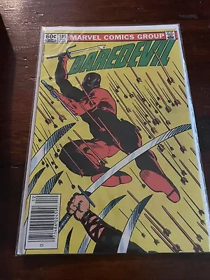 Buy Daredevil #189-1982-fn+ 6.5 Black Widow / Death Of Stick Newsstand Variant • 7.77£