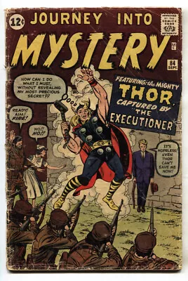 Buy Journey Into Mystery #84 - 1962 - Marvel - G - Comic Book • 1,013.47£