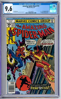 Buy Amazing Spider-Man 172 CGC Graded 9.6 NM+ Newsstand Marvel Comics 1977 • 116.45£