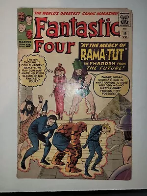Buy Fantastic Four #19- 1st App Rama-Tut (Kang)! KIRBY! 1963! GREAT PRICE! • 120.37£
