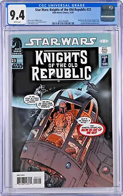 Buy Star Wars: Knights Of The Old Republic #23 CGC 9.4 (Nov 2007, Dark Horse) Wilson • 36.50£