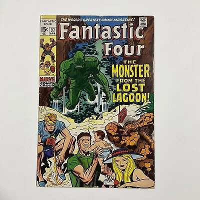 Buy Fantastic Four 97 Fn- Fine- 5.5 Marvel 1970 • 19.41£