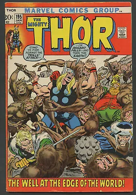 Buy 1972 Marvel Comics Thor #199 Death To The Legions Of Pluto! • 5.36£