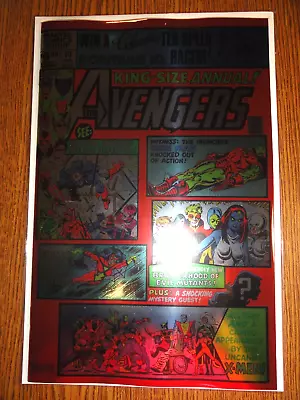 Buy Avengers King Size Annual #10 Facsimile Reprint Foil Variant 1st Rogue Marvel • 16.43£