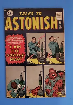 Buy Tales To Astonish #28 FN+ Pre-Hero Marvel Silver Age Horror Comic 1962 • 232.98£