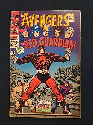 Buy Avengers 43 Marvel Comics 1967 1st Appearance Red Guardian  • 34.95£
