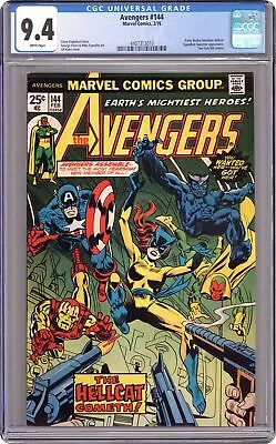 Buy Avengers #144 CGC 9.4 1976 4407312010 1st App. Hellcat • 166.97£