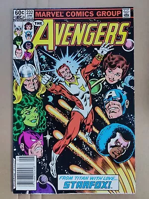 Buy The Avengers #232 Newsstand 1st Eros As Starfox Nice NM- 1983 Marvel • 10.87£