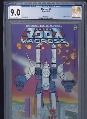 Buy Comico Macross #1 (1984) CGC 9.0 [WHITE] Carl MACEK Svea STAUCH • 46.60£