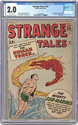 Buy Strange Tales #107 CGC 2.0 1963 4163616023 • 116.49£