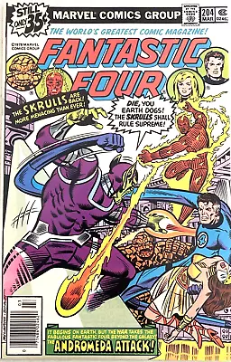 Buy Fantastic Four.  # 204. 1st Series. March 1979. Al Milgrom-cover. Vfn+. Key. • 14.99£