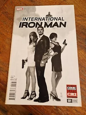 Buy International Iron Man #1 Chicago Comic C2E2 Expo Variant 2016 First Printing • 0.99£