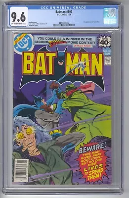 Buy Dc Comics Batman #307 1/79 Cgc 9.6 Nm+ Ow/w 1st Appearance Lucious Fox Newsstand • 163.08£