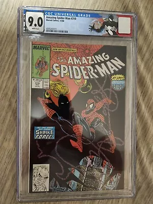 Buy Amazing Spider-Man #310 CGC 9.0 Wht Pgs Todd McFarlane Custom Label Marvel 1988 • 42.67£