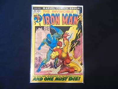 Buy Bronze Age Invincible Iron Man #46 Fn/vf 7.0 Classic Guardsman Battle Cover,key • 19.44£