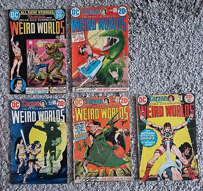 Buy DC COMIC BOOK Tarzan Weird Worlds 1972 Comic Books. No 1, 2, 3, 4, Abooknd 7. • 20£