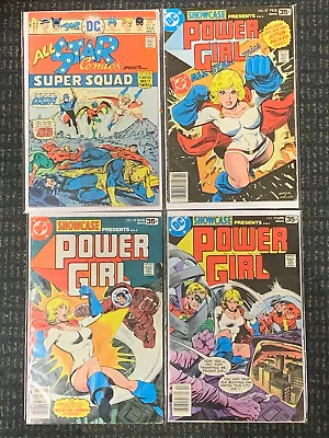 Buy All Star Comics #58  & Showcase #97-98-99 Vg-f  1st App Power Girl & 1st Solo • 85.43£