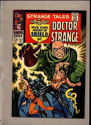 Buy Strange Tales #157_june 1967_very Good_dr. Strange_nick Fury, Agent Of Shield! • 0.99£