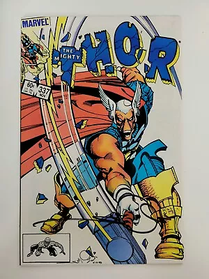Buy The Mighty Thor #337 1983 1st Beta Rey Bill SIGNED BY WALT SIMONSON • 80£