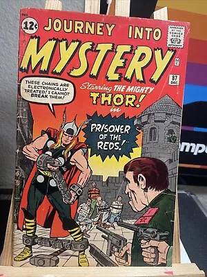 Buy Journey Into Mystery #87 5th Appearance Thor! Jack Kirby Cover! Marvel • 186.72£