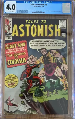 Buy Tales To Astonish #58 Aug 1964  CGC 4.0 Giant Man & The Wasp • 46.56£