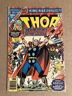 Buy Thor Annual #6 Cut Error. 1st Meeting Of Thor  & Guardians Of Galaxy 1977 • 50.48£