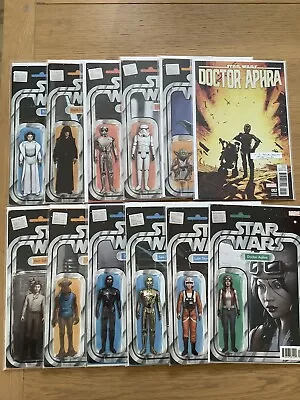 Buy Star Wars Variant Marvel Comics 12 In Total New Unread • 50£