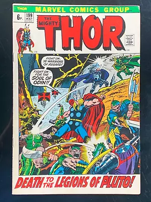 Buy The Mighty Thor #199 May  1972   Marvel Comics   If This Be Death • 9.99£