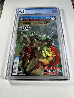 Buy Teen Titans #12 1st Printing CGC 9.2 1st Appearance Of Batman Who Laughs! 2017 • 62.12£